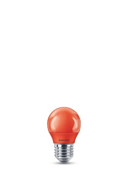 Philips LED Colored P45 E27 Red 1SRT4 929001393958