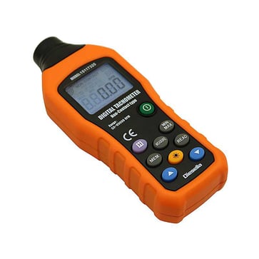 Digital håndtachometer (Omdrejningstæller) med optisk måling og data logning 15117325