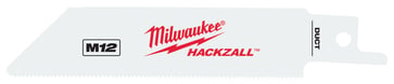 Bajonetsavklinge 100 mm / 1 mm for metal 5 stk (Til Milwaukee's 12V HACKZALL sav) 49005424