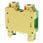 Ground DIN-skinne klemrække med skruetilslutning til montering på TS 35 og TS 32, nominelle tværsnit 35 mm², bredde 16 mm, farve grøn/gul XW5G-S35-1.1-1 669331 miniature