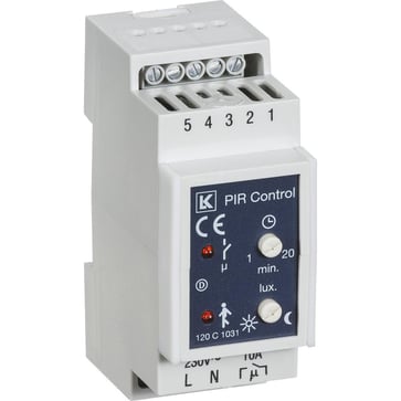 PIR-kontrolenhed for ekstern sensor, grå 120C1031