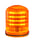 Roterende lampe/blinklampe - Orange, FLR 90352 miniature