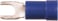Isol. gaffelkabelsko A2543G, 1,5-2,5mm² M4, Blå 7278-273600 miniature