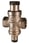 Pressure reducing valve 1-4 bar 3/4" 433942406 miniature