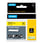 DYMO Rhino industri tape fleksibel nylon sort på gul 24mmx3,5m 1734525 miniature