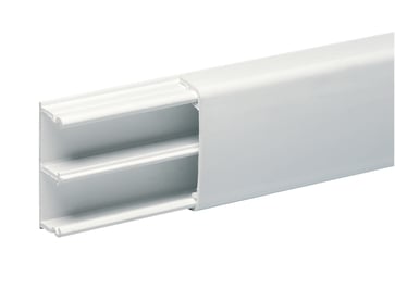 OL50 mini-trunking 18x45, 2 comp, white PVC ISM14500