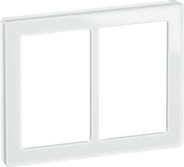 LK FUGA PURE designramme glas 2x1,5 modul, hvid 560D1215
