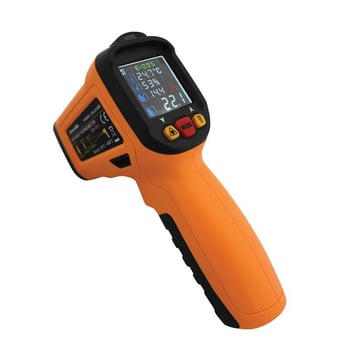 Infrared thermometer w/circular laser (-30C° - 800°C) 15120185