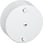 Clip-on rose round Ø 80 mm 4-inputs + earth, white 182A1061 miniature