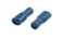 Crimp Shoe, Female, tinned-coated 14AWG 2.5mm² 16AWG 1.5mm² Blue, Insulated, 4.8 x 0.8mm 208-2470 miniature
