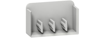 Sløjfeskinne endestykke til 4 Polet skinne, sæt af 10 stk - Skal anvendes ved tilpasning R9XE410