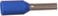 Isoleret båndterminalrør 0,75-8 blå 3403-000500 miniature