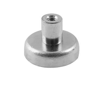 Ferrit pot magnet Ø25 mm with M4 threaded hole 30176125