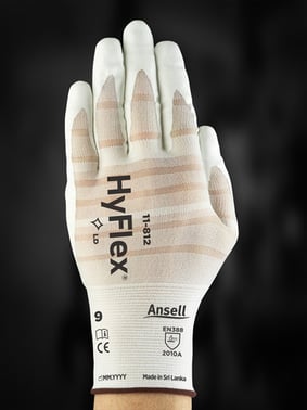 Ansell Hyflex nitril 11-812 hvid str. 6 11812060