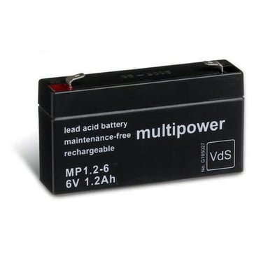 MultiPower 6V-1,3AH 97X24X52 F1 4286