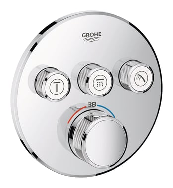 GROHE Grohtherm SmartControl termostat udv. del, rund 3SC, krom 29121000