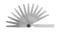Søgerblade 0,05-1,00 mm (13 blade) 100 mm med konisk afrunding og 10 mm bredde 10585093 miniature