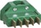 Danish multipole system, angled extra strong,  green 210A9062 miniature