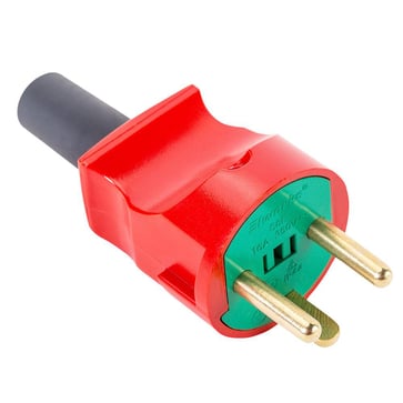 Plug S8 prof round, red/green 443100