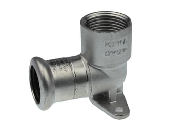 VSH dækvinkel muffe/muffe 15 mm X 1/2 syrefast 6191801