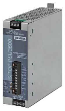 SITOP PSU3600 flexi stabilseret strømforsyning Input: 120-230 V AC output: 3-52 V DC/10 A, 120 W 6EP3343-0SA00-0AY0