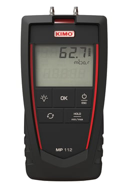 KIMO MP112 Differenstryk manometer 5703534400067