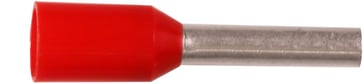 Isoleret terminalrør A1-6ETD, 1mm² L6, Rød 7287-012600