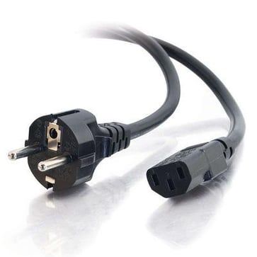 Power cord Schuko to C.13 device plug 1.8 meter cord black 1190773