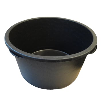 Bucket PE black 90 ltr square 173015