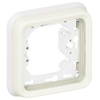 Flush mounting support frame Plexo IP 55 - 1 gang - white 69692