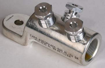 Skruekabelsko type C400-630x16 for 400-630 mm2 Al og Cu, klasse 1 og 2, hul for M16 G6502-40-31
