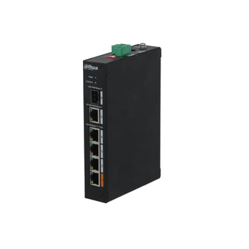 Dahua 4-Ports PoE 2.0 Switch (Unmanaged) PFS3106-4ET-60 - inkl. PSU PFS3106-4ET-60-V2