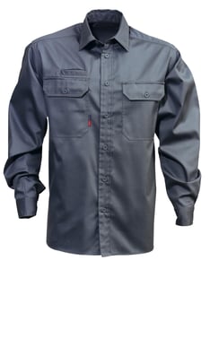 Cotton Shirt Dark Grey L 100732-941-L