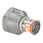 Uponor S-Press PLUS preskobling muffe/muffe 20 mm x 1" 1070518 miniature