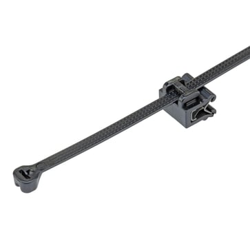 Kantklips med kabelbinder med ståltunge 48X188mm parallel side pladetykkelse 0.7mm til 3mm CMSA12-B2S-D300
