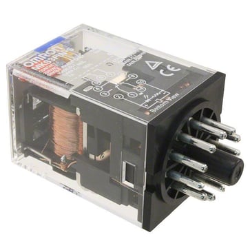 plug-in 11-pin 3PDTmech & LED indicatormKS3PIN-D-5 DC24 BY OMZ 377017