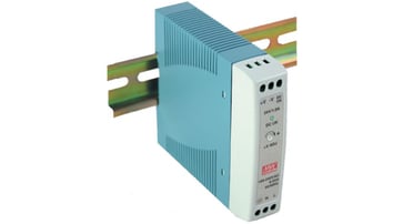 DIN-skinnestrømforsyning 24V, 0,42A, 10W, MDR 169-76-100