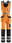 Snickers High-Vis helbuks m/hl 0213 orange/grå kl  2 str 54 02135574054 miniature