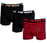 PARADOX 3 pack boxershorts black 1 - S BXB202S miniature