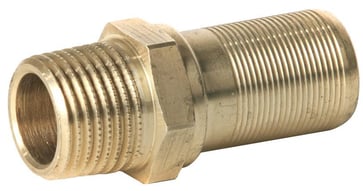 HENCO straight nipple male brass 26mmx1/2 17SKS-2604
