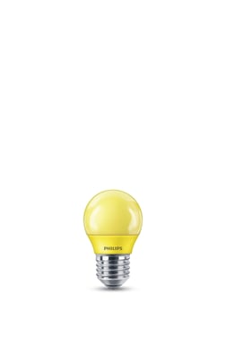 Philips LED Colored P45 E27 Yellow 1SRT4 929001394058