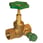 Stop valve with drain female / 1 221 miniature
