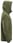 Snickers AllroundWork Fleece m/lynlås 8058 Hættetrøje khaki grøn str XL 80583100007 miniature