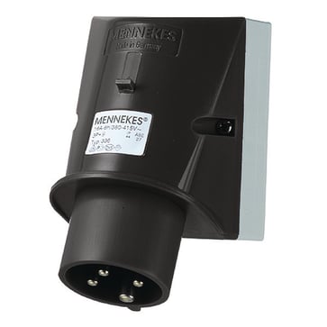 Wall mounted inlet, 32A4p7h500V, IP44 349