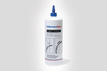 Cable Scout cable pulling lubricant is designed for easy pulling of cables, telephone cables and optical fibres into conduits 897-90031