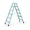 Stepladder double-sided 2x6 steps 1,63 m 41266 miniature