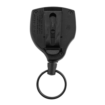 KEY-BAK nøgleholder med 90° drejbar trommel med kevlar-wire og bælteclips (S48K Heavy Duty) 20180100