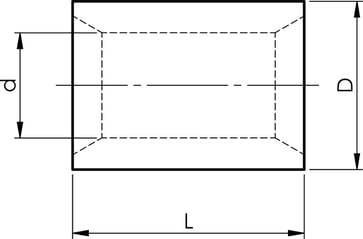 Cu-parallelpressemuffe KS1,5P, 0,5-1,5mm² 7303-521100