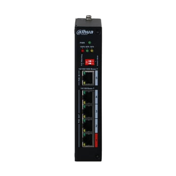 5-Port PoE Extender with 4-Port PoE Out &1-Port Gigabit PoE In, 90W BT, PFT1500 DH-PFT1500