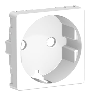 LK FUGA - - 1M - cover for single socket outlet - side earth - 2P+E - white 530D6061